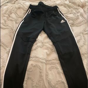 Adidas black track pants